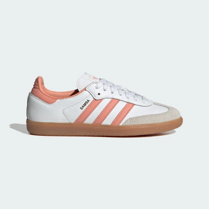 נעלי אדידס סמבה בצבע ורוד – ADIDAS SAMBA Og White Wonder Clay נעלי אדידס סמבה בצבע ורוד