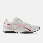 נעל ניו באלאנס 204L בצבע כסף לוגו ורוד