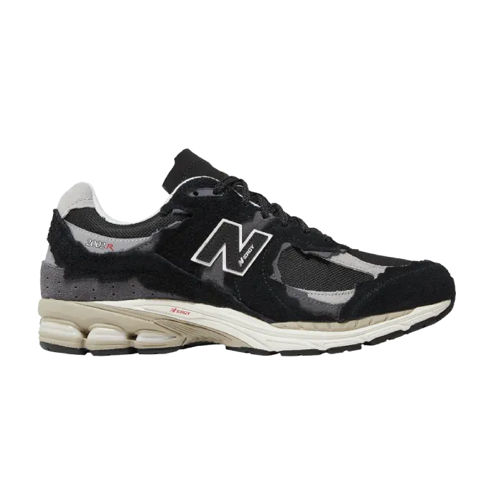נעלי ניו באלאנס בצבע שחור ולבן - New Balance 2002R נעלי ניו באלאנס בצבע שחור ולבן